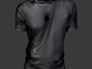 t-shirt branding advertisements version model 3D Model