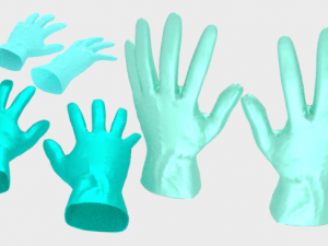 surgical gloves Modèle 3D