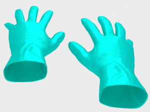 surgical gloves Modèle 3D
