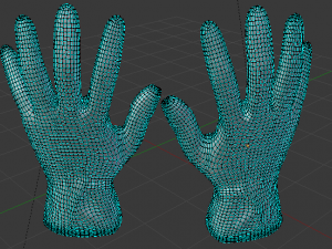 surgical gloves Modèle 3D
