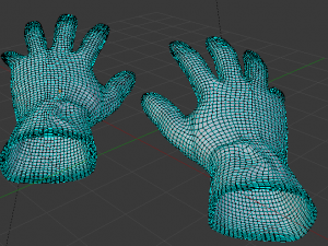 surgical gloves Modèle 3D