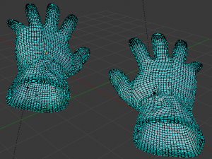 surgical gloves Modèle 3D