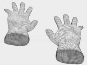 surgical gloves Modèle 3D