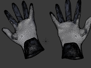 surgical gloves 3D 模型