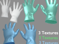 surgical gloves doctor gloves rubber gloves sanitary gloves medical gloves 3D मॉडल