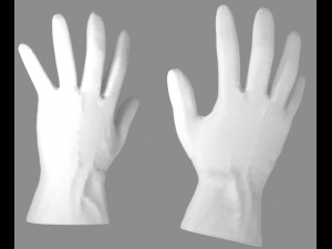 surgical gloves doctor gloves rubber gloves sanitary gloves medical gloves 3D 模型