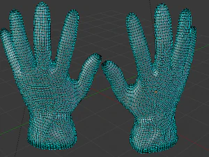 surgical gloves doctor gloves rubber gloves sanitary gloves medical gloves 3D Model