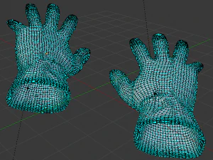 surgical gloves doctor gloves rubber gloves sanitary gloves medical gloves 3D Model