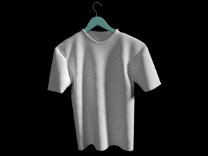 t-shirt hanging on hanger t shirt branding advertisement version 3D Модель