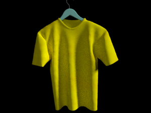 t-shirt hanging on hanger t shirt branding advertisement version 3D Модель