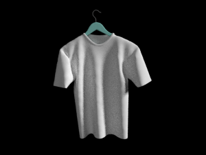t-shirt hanging on hanger t shirt branding advertisement version 3D Модель