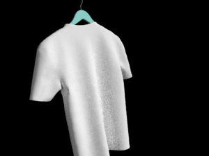 t-shirt hanging on hanger t shirt branding advertisement version 3D Модель