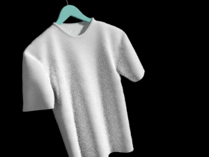 t-shirt hanging on hanger t shirt branding advertisement version 3D Модель