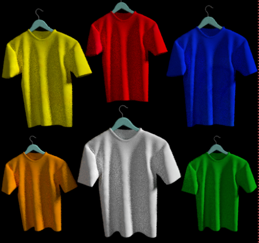 t-shirt hanging on hanger t shirt branding advertisement version 3D Модель .c4d .max .obj .3ds .fbx .stl .blend 