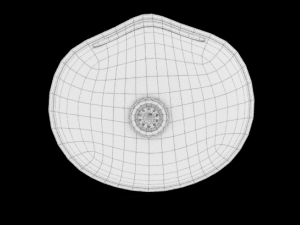 low poly dust mask surgical mask corona virus low-poly Modelo 3D