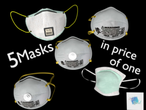surgical mask collection medical mask dust mask surgical mask corona virus low-poly 3D Model