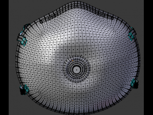 surgical mask collection medical mask dust mask surgical mask corona virus low-poly 3D Модель
