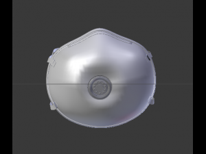 surgical mask collection medical mask dust mask surgical mask corona virus low-poly 3D Модель