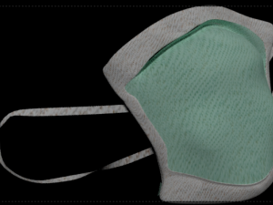surgical mask collection medical mask dust mask surgical mask corona virus low-poly 3D Модель