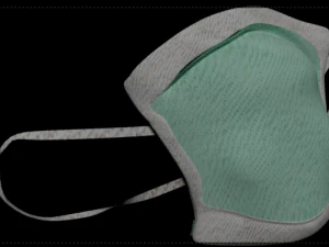 surgical mask collection medical mask dust mask surgical mask corona virus low-poly 3D Model