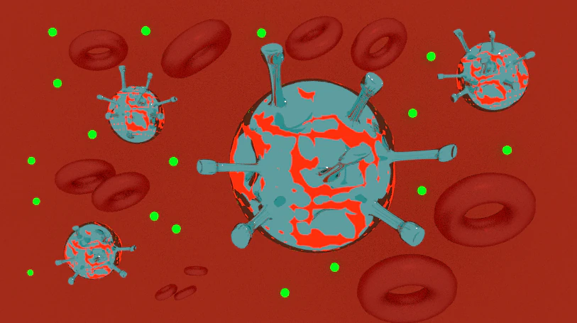 virus bacteria blood 3D Model .c4d .max .obj .3ds .fbx .stl .blend 