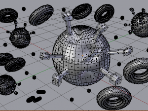 virus bacteria blood 3Dモデル