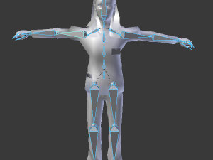 low poly rigged hospital patient Modelo 3D