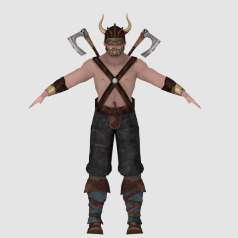 viking Modelo 3D .c4d .max .obj .3ds .fbx .stl .blend 