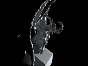 gargoyle print ready statue devil 3D Model