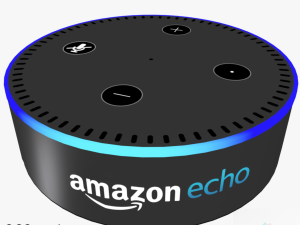 low poly amazon echo dot alexa game ready interior exterior gadget speaker device smart home alarm 3D Model