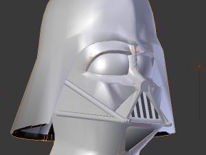 darth vader helmet realistic low poly 3D Model