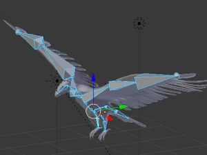 game ready rigged vulture condor 3D Model