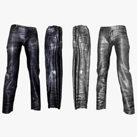 jeans Modello 3D .c4d .max .obj .3ds .fbx .stl .blend