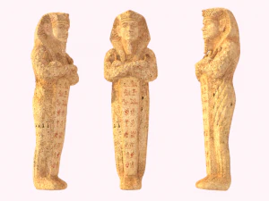 egypt sculptures statues collection 3D Model