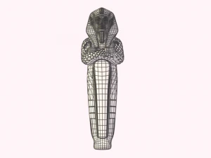 egypt sculptures statues collection 3D Model