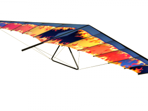hang glider game ready Modelo 3D