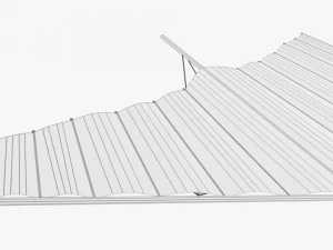 hang glider game ready 3D Model