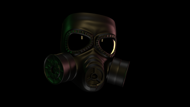 gas mask 3Dモデル .c4d .max .obj .3ds .fbx .stl .blend 