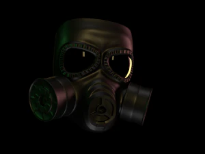 방독면 3D 모델