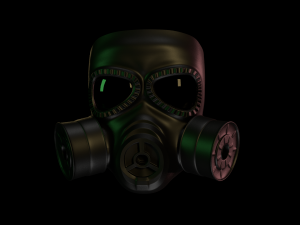 gas mask 3Dモデル