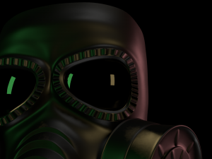 gas mask 3Dモデル