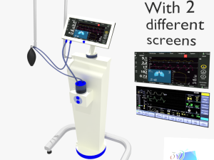 ventilator with 2 images 3D Model