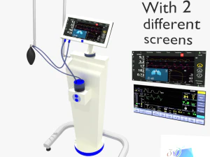 ventilador con 2 imágenes Modelo 3D