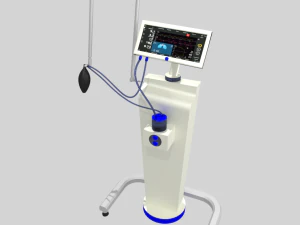 ventilator with 2 images 3D Model