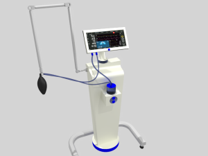 ventilator with 2 images 3D मॉडल
