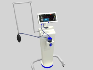 ventilator with 2 images 3D Model