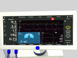 ventilator with 2 images 3D Model