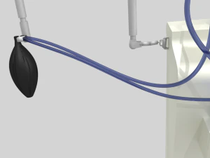 ventilator with 2 images 3D Model