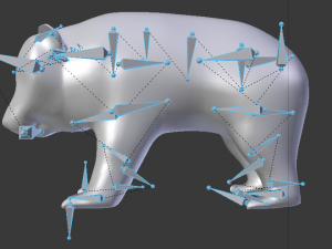 low poly rigged animal collection Model 3D