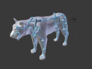 low poly rigged animal collection Model 3D